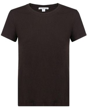 James Perse Short-Sleeve Fitted T-Shirt - Black