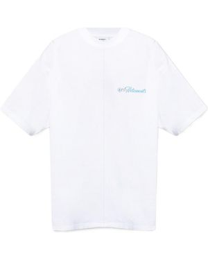 Vetements Logo Print Short-Sleeve T-Shirt - White