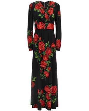 Dolce & Gabbana Dolce & Gabbana 'Rose' Dress - Red