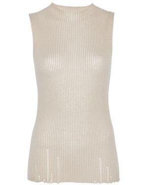 Uma Wang Sleevless Top - White