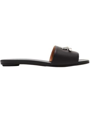 McQueen Arc Slip-On Slides - White
