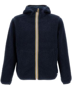 K-Way Jack Sherpa Polar Reversible Jacket - Blue