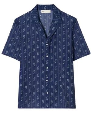 Tory Burch Camp Shirt - Blue