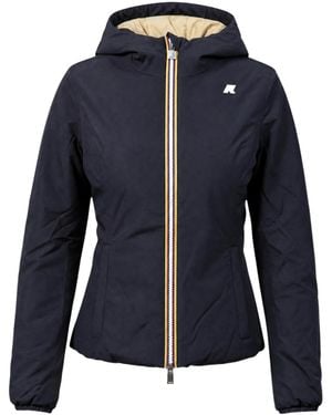 K-Way Reversible Logo Jacket - Blue
