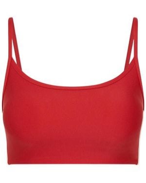 The Upside Oxford Strappy Performance Top - Red