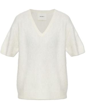 Lisa Yang V-Neck Top - White
