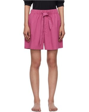 Tekla Drawstring Pajama Shorts - Pink