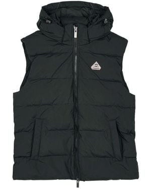 Pyrenex Hooded Down Vest - Black