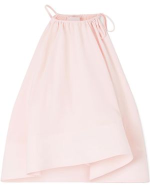 Stella McCartney Sleeveless Silk-Crepe Top - Pink