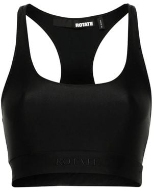 ROTATE BIRGER CHRISTENSEN Stretch Racer Back Bra - Black