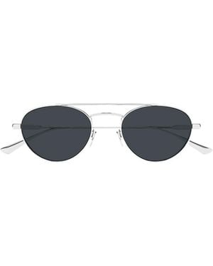 Saint Laurent Eyewear Oval Frame Sunglasses - Blue