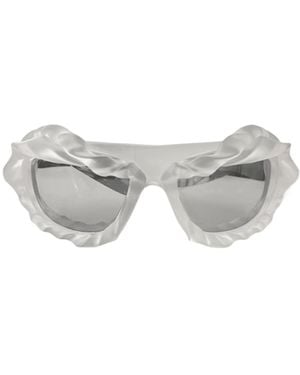 OTTOLINGER Transparent Twisted Sunglasses - White