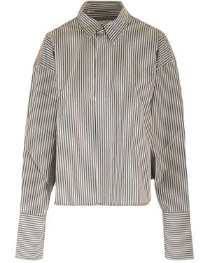 Ami Paris Oversized Shirt Shirts - Grey