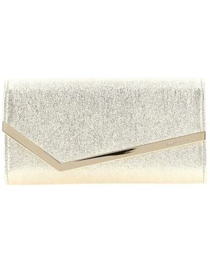 Jimmy Choo Flap Clutch - Natural