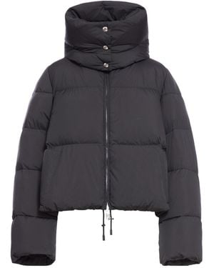 Sportmax High Neck Zip-Up Jacket - Black
