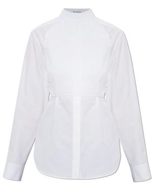 Alaïa Alaïa Poplin Shirt - White
