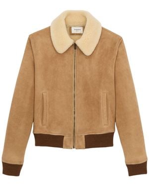 Saint Laurent Long-Sleeved Jacket - Natural