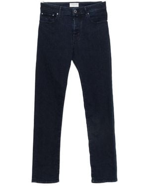 Jacob Cohen Logo Patch Slim-Fit Jeans - Blue