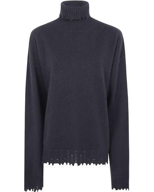 Uma Wang Turtleneck Jumper - Blue