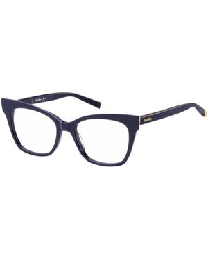 Max Mara Full-Rim Non-Prescription Glasses - White