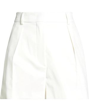 Sportmax Solid Color Casual Shorts - White