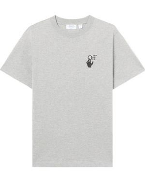 Off-White c/o Virgil Abloh Logo-Print T-Shirt - White