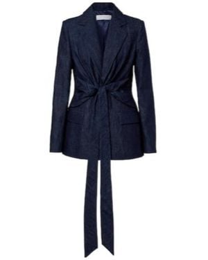 Gabriela Hearst Grant Denim Blazer - Blue