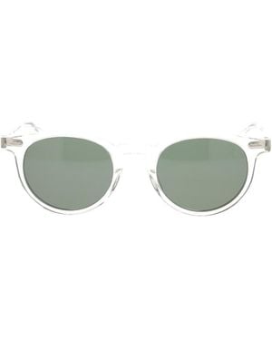 Barton Perreira Banks Oval Frame Sunglasses - Green