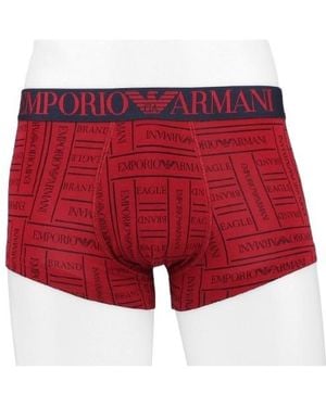 Emporio Armani Logo Underwear - Red