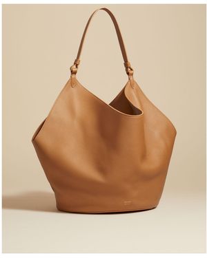 KHAITE Lotus Medium Tote Bag - Natural