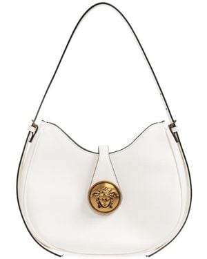 Versace Emblème Hobo Bag - White
