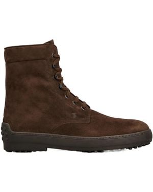 Tod's Winter Gommino Ankle Boots - Brown