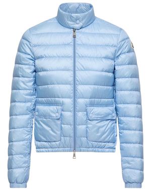 Moncler Lans Short Down Jacket - Blue