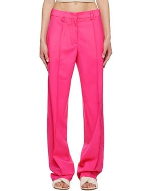 Jacquemus Stitched Suit Trousers - Pink