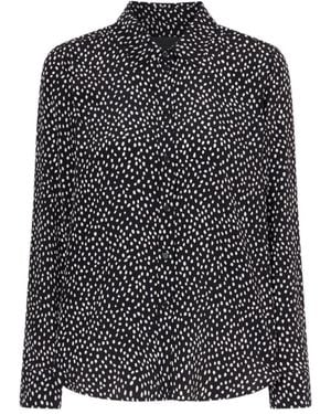 Nili Lotan Long Sleeve Shirt - Black