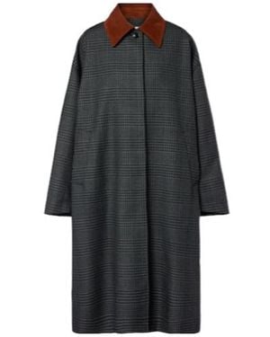 Rohe Checked Coat - Black