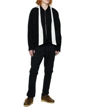 Greg Lauren Drawstring Cotton Joggers - Black