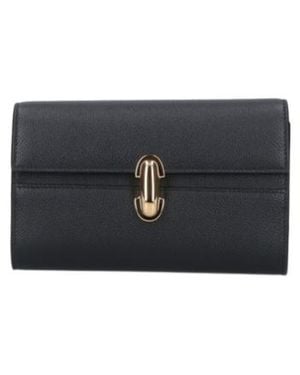 SAVETTE Flap Shoulder Bag - Black