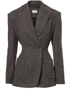 Magda Butrym Wool And Cashmere-Blend Blazer - Black