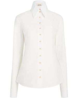 KHAITE Ivy Top - White