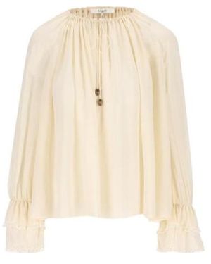 Chloé Long-Sleeved Blouse - Natural