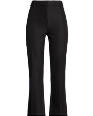 Max Mara Elastic Boot-Shaped Pants - Black