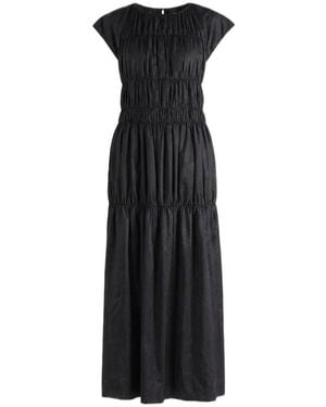 Amomento Shirring Dress - Black