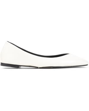 Jacquemus Two-Toned Flat Shoes - White