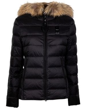 Blauer Usa Long-Sleeved Padded Jacket - Black