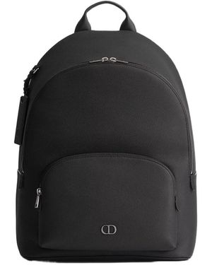 Dior Cd Icon Zipped Backpack - Black