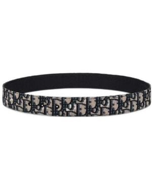 Dior Reversible Belt Strap - White