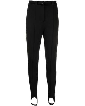 CASABLANCA Fitted Tailored Leggings With Lurex Detail - Black