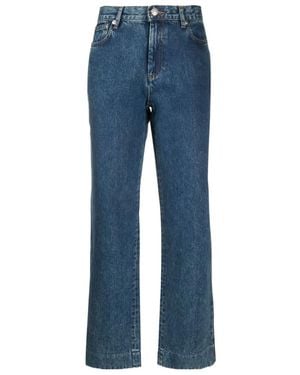 A.P.C. Straight Leg Sailor Jeans - Blue