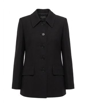 Gucci Linen Blend Caban - Black